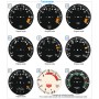 Porsche 911 model 928 / 930 / 944 - Replacement dial - converted from MPH to Km/h