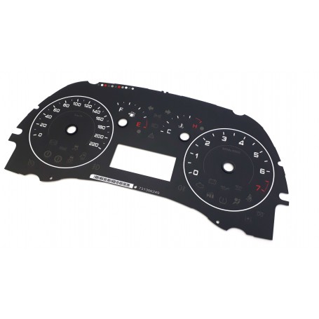 RAM Promaster City - Replacement instrument cluster dials, face counter gauges from MPH to km/h