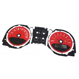 Ford Mustang GT Premium RED 2010-2012 replacement tacho dials gauges MPH to km/h