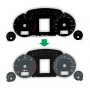 Audi A4 (B6/B7) gauge faces – replacement for the factory dial, inspired by the S4 design, S4 DESIGN gauges.