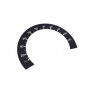 Volvo FH4, FH13 - Replacement tacho dials, face counter gauges - converted from MPH to Km/h