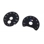 BMW Series 2 F22 F23 F45 F46 - Replacement tacho dial, counter gauges faces - converted from MPH to Km/h