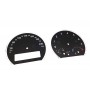 BMW X3 E83 - Replacement instrument cluster dials, counter gauges faces from MPH to km/h