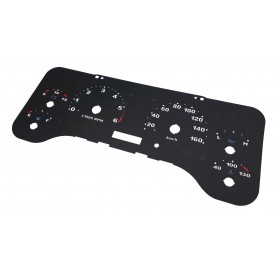 Jeep Wrangler TJ - Replacement dial - converted from MPH to Km/h