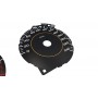 Subaru XV 2 gen. Crosstrek - replacement instrument cluster dials, face counter gauges MPH to km/h