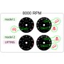 Land Rover Discovery Sport IV - Replacement tacho dials counter faces gauges - converted from MPH to Km/h