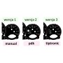 Porsche 911 - model 997 - Grey Replacement tacho dials, instrument cluster gauges - converted