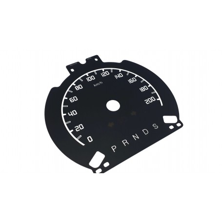 Speedometer Dial Overlay – Ford Ranger III (MPH to km/h Conversion)