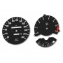 BMW E24 - Replacement tacho dials, counter gauges faces - converted from MPH to Km/h