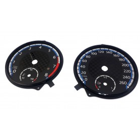 Volkswagen Golf 7 MK7 VII - Style Custom Replacement tacho dials tuning custom gauge instrument cluster