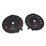MAN TGE - Replacement tacho dials, face counter gauges - converted from MPH to Km/h