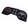 Ford Mustang 2005-2009 - Custom GT/CS - Replacement tacho dials, face counter gauges - converted from MPH to Km/h