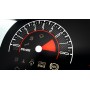 Ford Mustang 2005-2009 - Custom GT/CS - Replacement tacho dials, face counter gauges - converted from MPH to Km/h