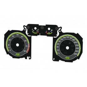 FORD FOCUS MK2 RS STYLE – CUSTOM GAUGE CLUSTER DIALS / INSTRUMENT PANEL OVERLAYS