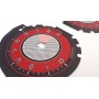Mitsubishi Lancer EVO X - Replacement tacho CUSTOM Red counter dials