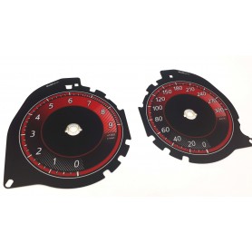 Mitsubishi Lancer EVO X - Replacement tacho CUSTOM evo counter dials