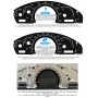 Mercedes-Benz W215, C215, W220, CL - Replacement tacho dials, face counter gauges - converted from MPH to Km/h