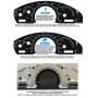 Mercedes-Benz W215, C215, W220, CL - Replacement tacho dials, face counter gauges - converted from MPH to Km/h