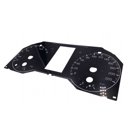 Toyota RAV 4 V 5gen HYBRID - Replacement tacho counter dials from MPH to km/h