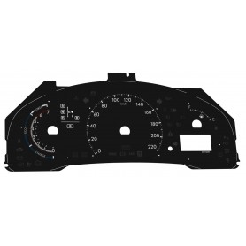 Lexus CT200H replacement instrument cluster dials, face counter gauges MPH to km/h