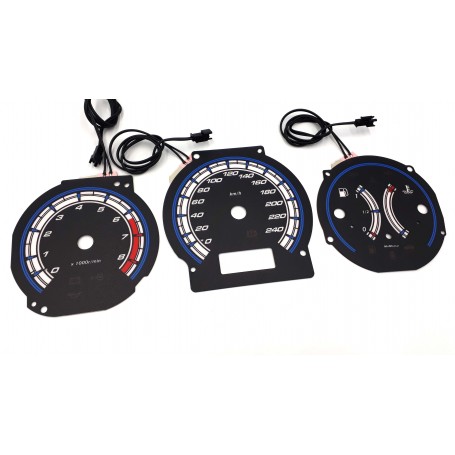 Honda Accord 1998-2003 design 3 PLASMA TACHO GLOW GAUGES TACHOSCHEIBEN DIALS