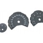BMW 3D M-Style F30 F31 F32 F33 F34 F36 Gauge Cluster Replacement Dials – Gray M Pattern
