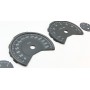 BMW 3D M-Style F30 F31 F32 F33 F34 F36 Gauge Cluster Replacement Dials – Gray M Pattern