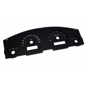 Jeep Commander - Replacement tacho dial - converted from MPH to Km/h