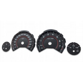 ZAMIENNIK km/h TARCZE LICZNIKA BMW F30 F31 F32 F34 F36 Zegary Auto z USA UK