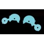 Indiglo glowing backing for original Volkswagen Routan gauge faces.