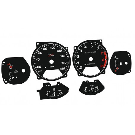 for Nissan 300ZX GLOW GAUGES PLASMA TACHO - style 4