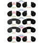 Mercedes-Benz Sprinter III W907 - Replacement instrument cluster dials, face counter gauges from MPH to km/h