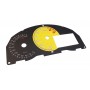 Toyota GT86 Custom Yellow Replacement tacho dials, face counter gauges  - converted from MPH to Km/h