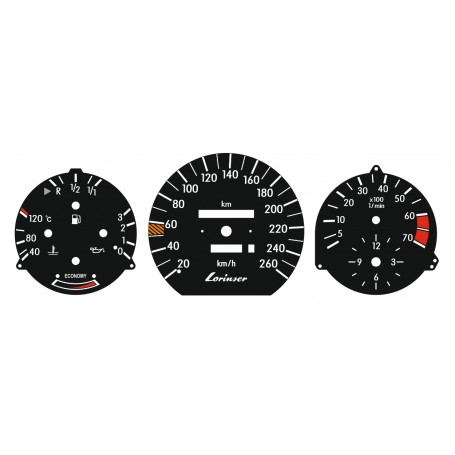 Mercedes W124 design 2 - customized