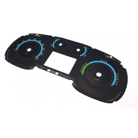 Peugeot e-Partner - Replacement tacho dials, face counter gauges converted from MPH to Km/h