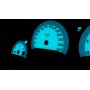 Dodge Challenger RT 2008-10 160 mph to 260 km/h plasma tacho glow gauges tachoscheiben dials