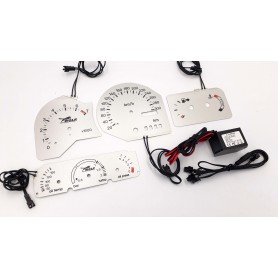 Ford Escort Cosworth RS Wolf 300 km/h - INDIGLO plasma dials, replacement glow gauges tachoscheiben dials