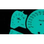 Ford Escort Cosworth RS Wolf 300 km/h - INDIGLO plasma dials, replacement glow gauges tachoscheiben dials