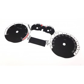 Peugeot 308 - Replacement tacho dials, face counter gauges converted from MPH to Km/h