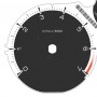 Peugeot 308 - Replacement tacho dials, face counter gauges converted from MPH to Km/h