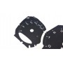 Porsche Cayman 2012-2025 Replacement dial gauges converted from MPH to Km/h