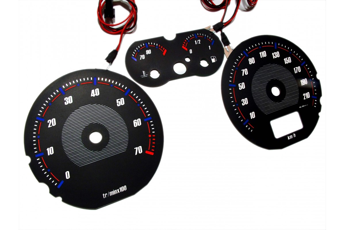 小物 chage Peugeot 307 design 1 glow gauge plasma dials tachoscheibe