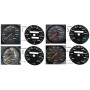 Porsche 911 964 - Replacement tacho dials gauges speedo - converted from MPH to Km/h counter