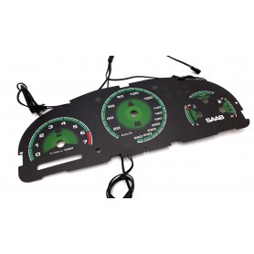 Saab 9-5 / 9-3 / Aero design 2 plasma tacho glow gauges tachoscheiben dials