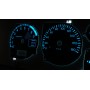 Mitsubishi Lancer EVO 7, 8, 9 Custom Blue PLASMA TACHO GLOW GAUGES TACHOSCHEIBEN DIALS