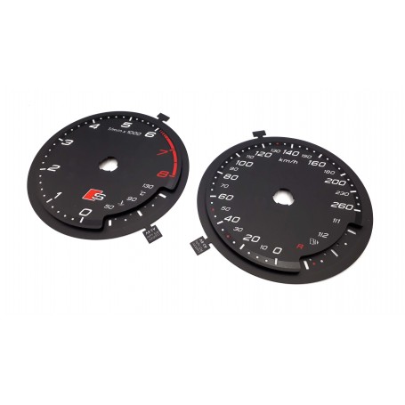 Sport instrument cluster dials for Audi A3 8V RS3 style conversion