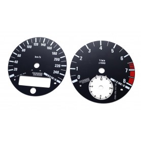 BMW Z8 speedometer dials gauge faces replacement dials tacho tachoscheiben
