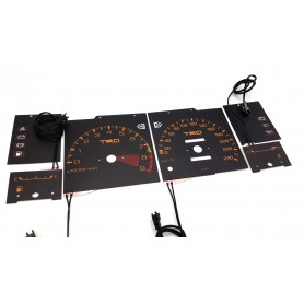 Toyota AE82 GT TWIN CAM Corolla TRD Tarcze licznika zegary INDIGLO Custom