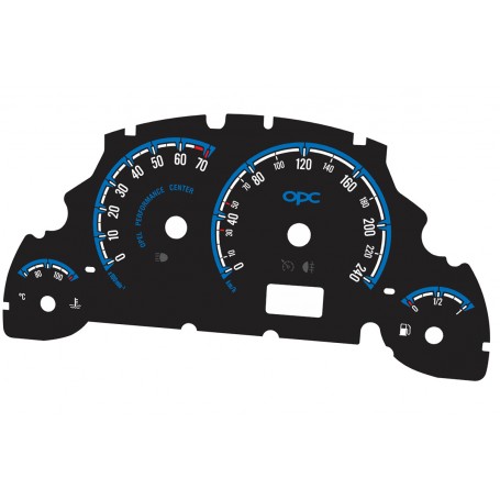 Opel Corsa C Instrument Cluster Dials - OPC Design Replacement