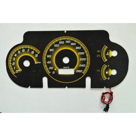 Honda Civic 2001-2005 design 5 PLASMA TACHO GLOW GAUGES TACHOSCHEIBEN DIALS